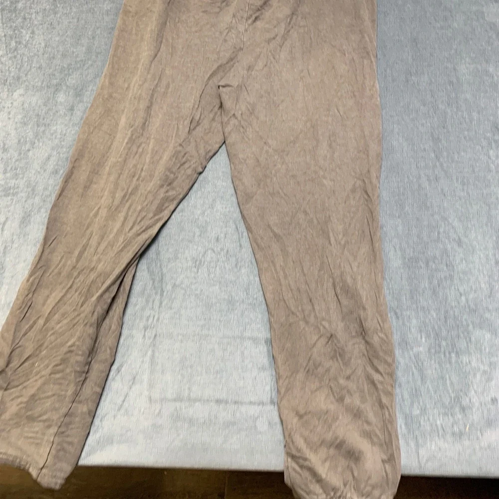 VTG Champion Authentic Sweatpants Mens XL Gray Logo Straight Leg Elastic Waist